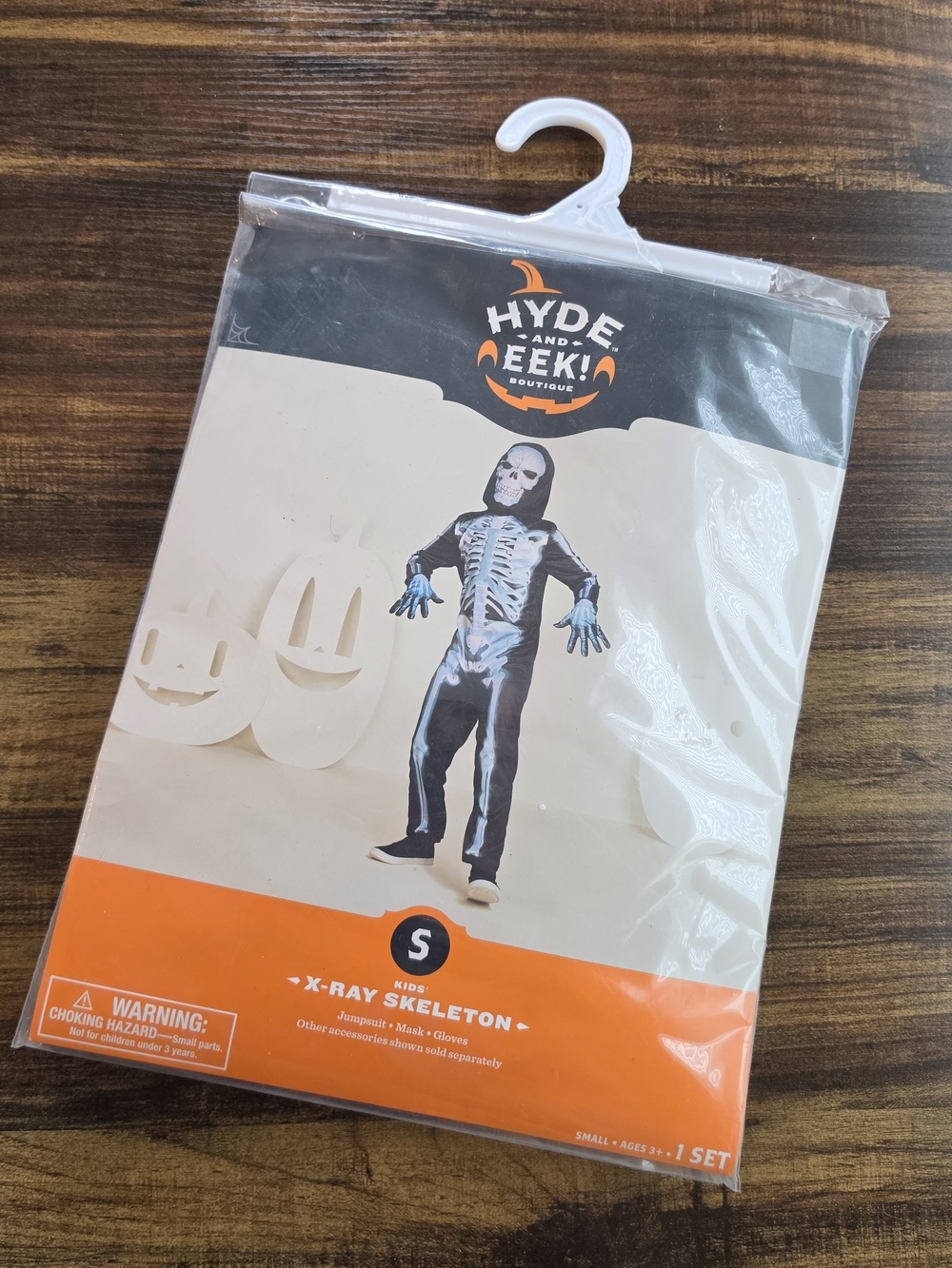 Kids' X-Ray Skeleton Costume - Black & White